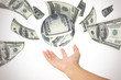 money sphere in hand