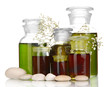 Medicine Bottles Isolated On W...
