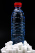 zuckerwürfel mit flasche