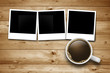 Photo: Kaffeetasse mit Polaroid Kaffeetasse mit Polaroid