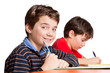 Photo: Freundlicher Junge / Schüler im Klassenzimmer Freundlicher Junge / Schüler im Klassenzimmer