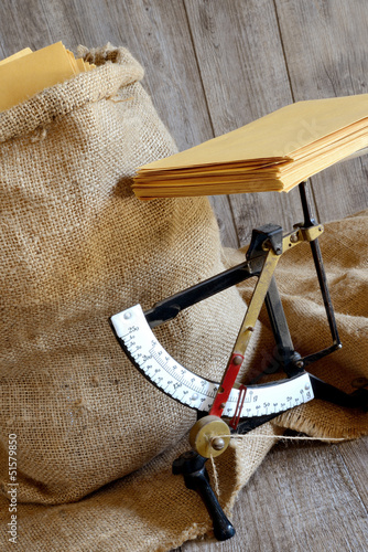 Photo: postal scale postal scale