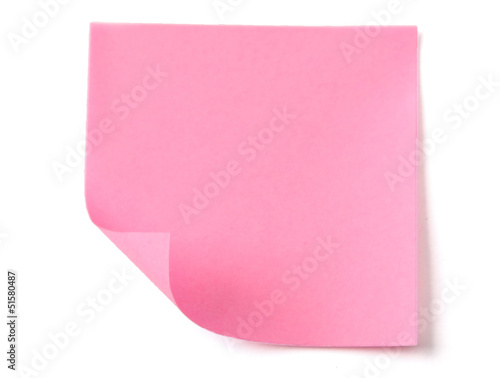 Photo: A pink note A pink note