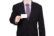 business man portrait isolated on white