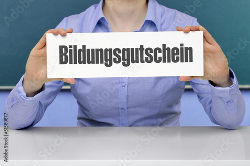 Photo: Bildungsgutschein Bildungsgutschein