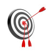 Target with arrows