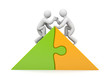 Partnership. Helping hand