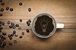 Glühbirne Kaffee Idee