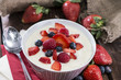 Portion of Semolina Pudding