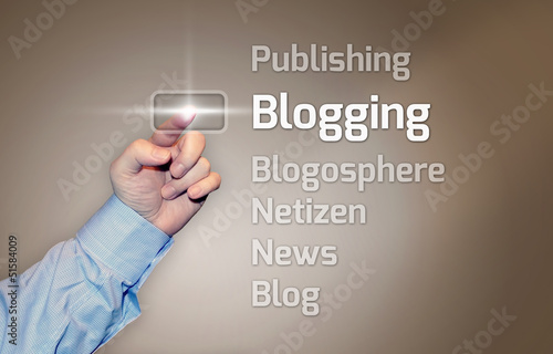 Illustration: Virtual Touchscreen "Blogging" Virtual Touchscreen "Blogging"