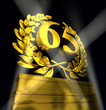 Illustration: 65 number laurel wreath 65 number laurel wreath