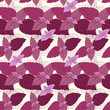 Seamless pattern with basil
