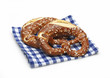 Foto: pretzels on a napkin pretzels on a napkin