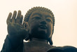 detail of Tian Tan Buddha at Po Lin monastery