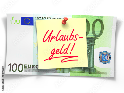Photo: Urlaubsgeld Urlaubsgeld