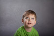 Boy thinking