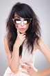 fashion woman with sunglasses