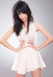 fashion woman hands on waist