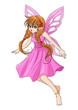 Cartoon illustration of a pixie