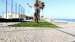 Man balancing and jumping on a slackline