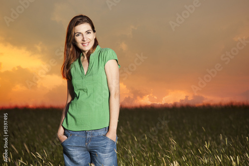 Photo: Woman in nature Woman in nature