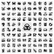 Food icons set
