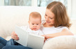 Mother Reading A Book A Little...