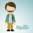 hipster illustration