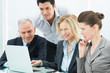 Business People Working On Laptop