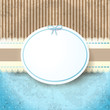 Grunge background with label