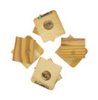 Unfinished wood tapestry hangers