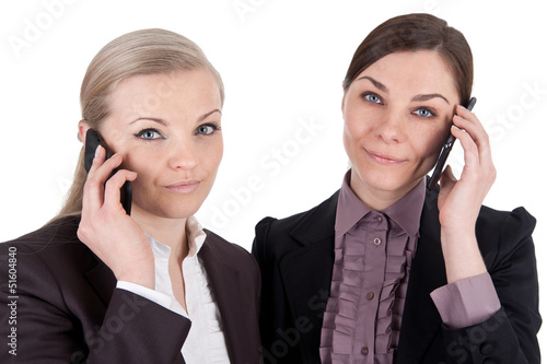 Photo: Geschäftsfrauen mit Telefon Geschäftsfrauen mit Telefon