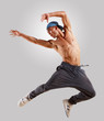young man dancing hip hop