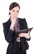 Photo: Frau mit digitalem Tablet-Pc Frau mit digitalem Tablet-Pc
