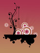 Beautiful abstraction with circles