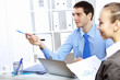 Young businessman in the office