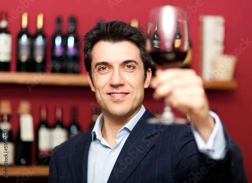 Photo: Young sommelier Young sommelier