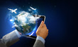 Foto: Image of hands touching pad Image of hands touching pad
