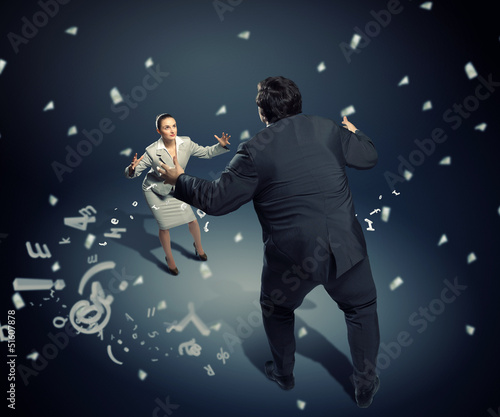 Photo: Business dispute Business dispute