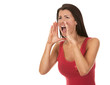 woman screaming
