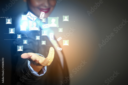 Photo: Modern wireless technology and social media Modern wireless technology and social media