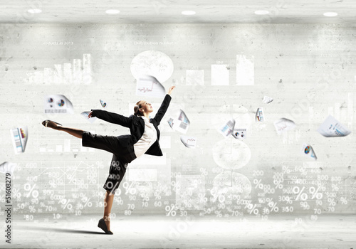 Photo: image of pretty businesswoman image of pretty businesswoman