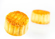 moon cake on white background