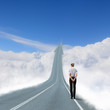 Photo: Concept of the road to success Concept of the road to success