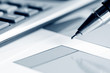 Photo: Financial graphs monitoring Financial graphs monitoring