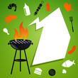 Vector Illustration of a Barbeque Background