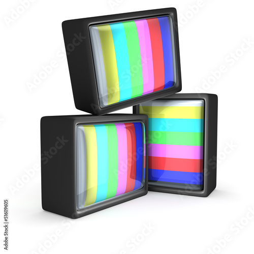 Illustration: TV test pattern TV test pattern