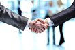 The businessman. Hand for a handshake.