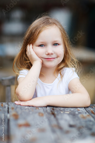 Photo: Adorable little girl portrait Adorable little girl portrait