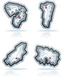 Simple Country Icons